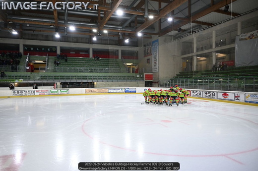 2022-09-24 Valpellice Bulldogs-Hockey Fiemme 00913 Squadra